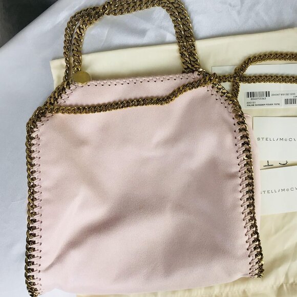 NEW STELLA MCCARTNEY Falabella Tote Bag ROSE PINK - Picture 6 of 12